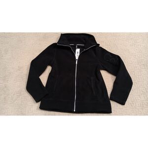 NWT Calvin Klein Jacket Womens Medium Black Performance Fleece